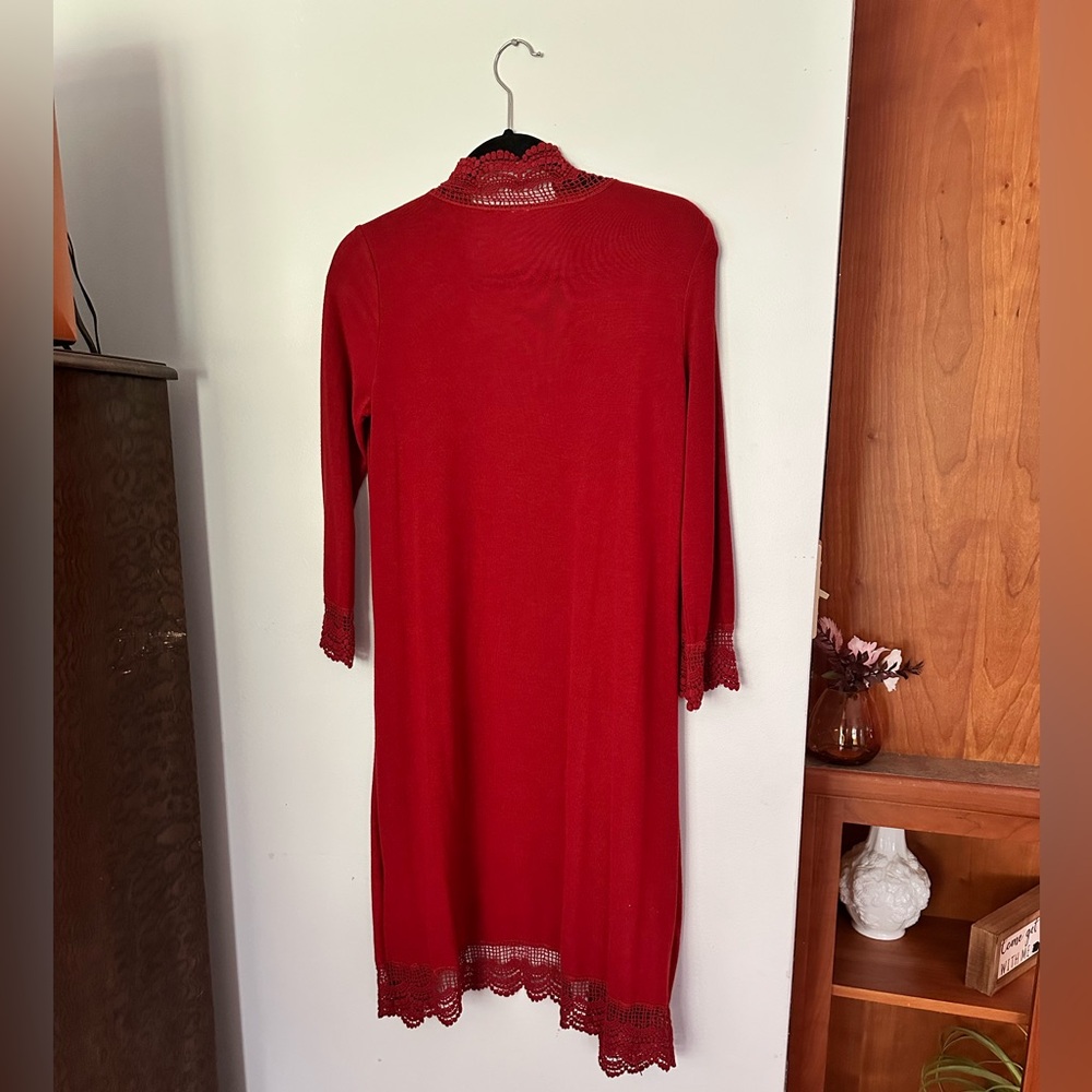 Red Cardigan - Picture 2 of 5